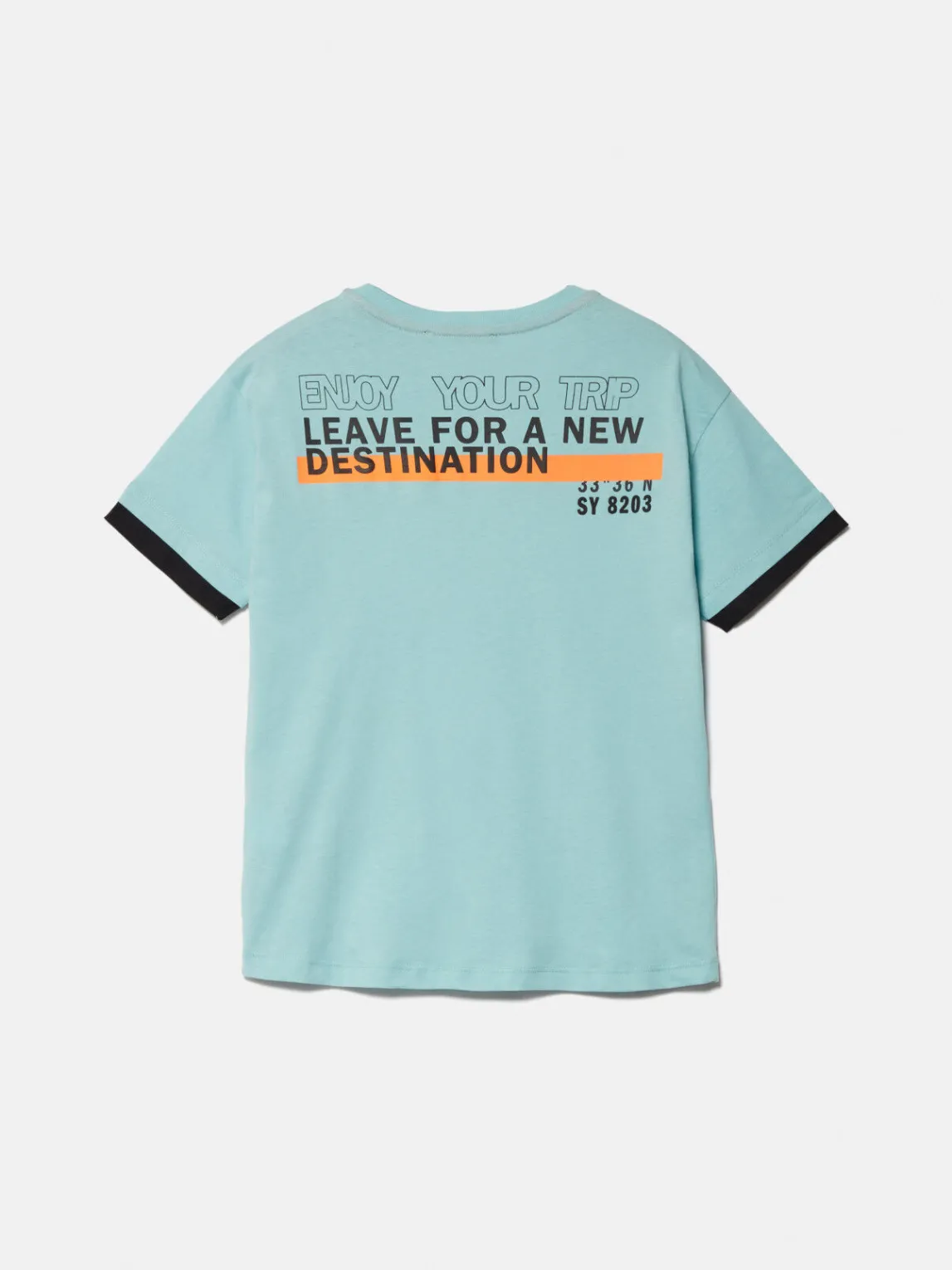 Boys Sisley Shirts & T-Shirts<T-Shirt With Clashing Pocket