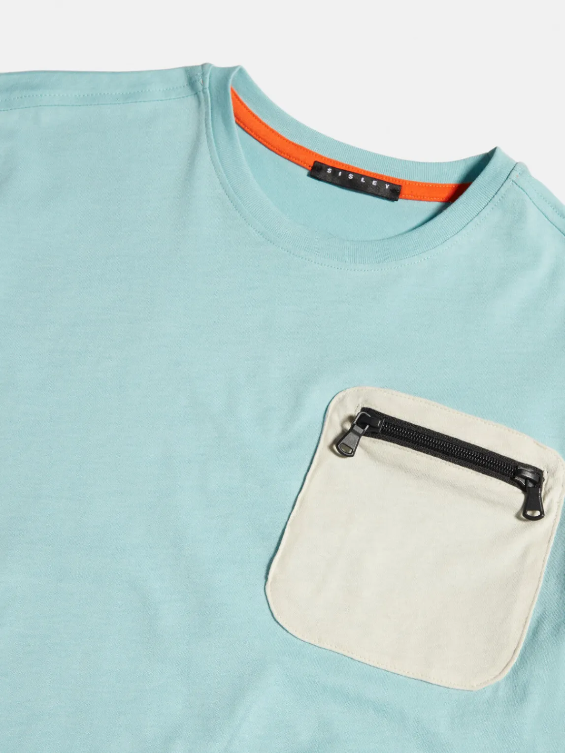Boys Sisley Shirts & T-Shirts<T-Shirt With Clashing Pocket