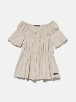 Girls Sisley Tops & T-Shirts<T-Shirt With Curls