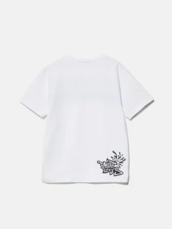 Boys Sisley Shirts & T-Shirts<T-Shirt With Graffiti Print