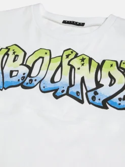 Boys Sisley Shirts & T-Shirts<T-Shirt With Graffiti Print