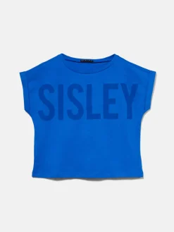Girls Sisley Tops & T-Shirts<T-Shirt With Logo