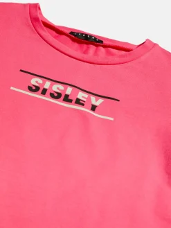 Girls Sisley Tops & T-Shirts<T-Shirt With Logo