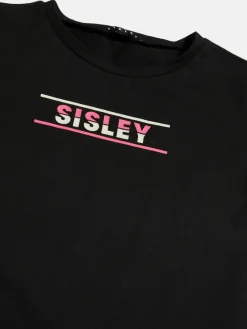 Girls Sisley Tops & T-Shirts<T-Shirt With Logo