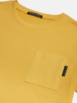 Boys Sisley Shirts & T-Shirts<T-Shirt With Pocket And Logo
