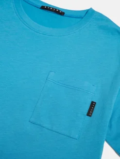 Boys Sisley Shirts & T-Shirts<T-Shirt With Pocket And Logo