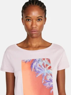 Women Sisley Tops & T-Shirts<T-Shirt With Print And Applique