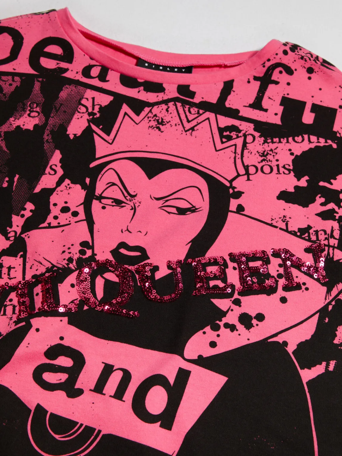 Girls Sisley Tops & T-Shirts<T-Shirt With Print And Sequins ©Disney