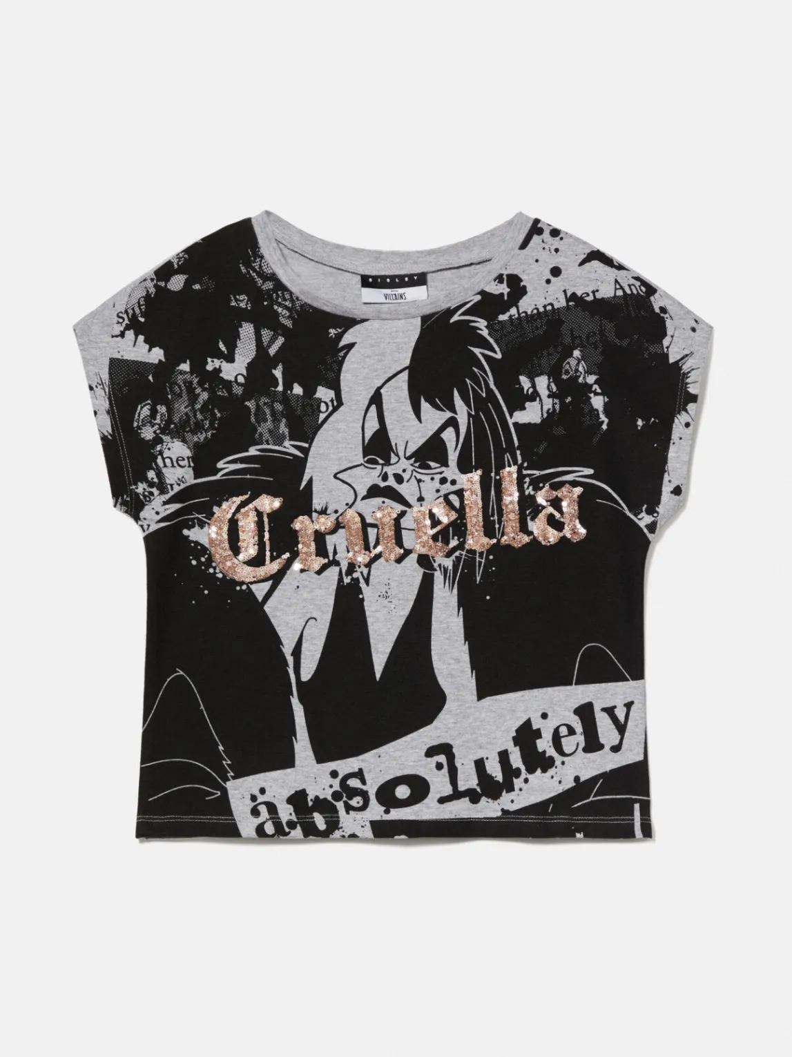 Girls Sisley Tops & T-Shirts<T-Shirt With Print And Sequins ©Disney