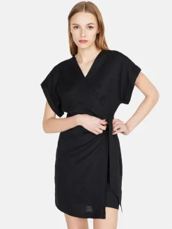 Women Sisley Dresses<Twisted Dress In Linen