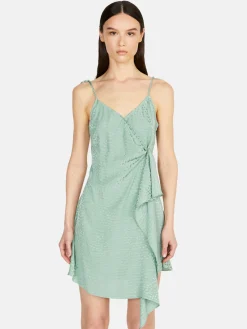 Women Sisley Dresses<Twisted Dress With Rouches