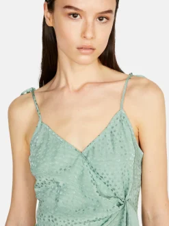 Women Sisley Dresses<Twisted Dress With Rouches