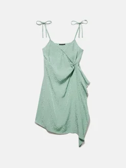Women Sisley Dresses<Twisted Dress With Rouches