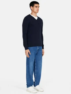 Men Sisley Jumpers & Knitwear<V-Neck Sweater