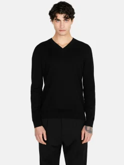 Men Sisley Jumpers & Knitwear<V-Neck Sweater
