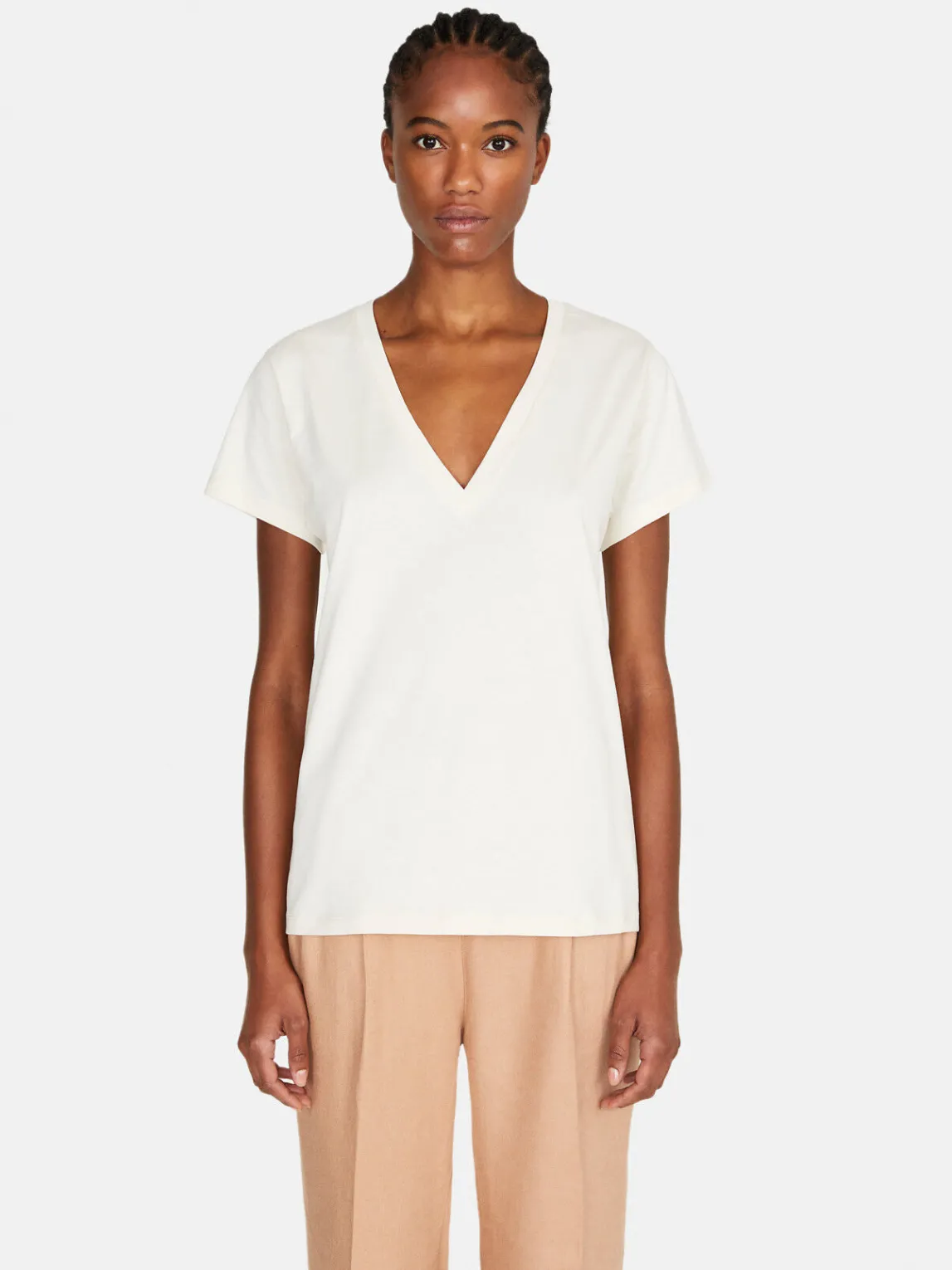 Women Sisley Tops & T-Shirts<V-Neck T-Shirt