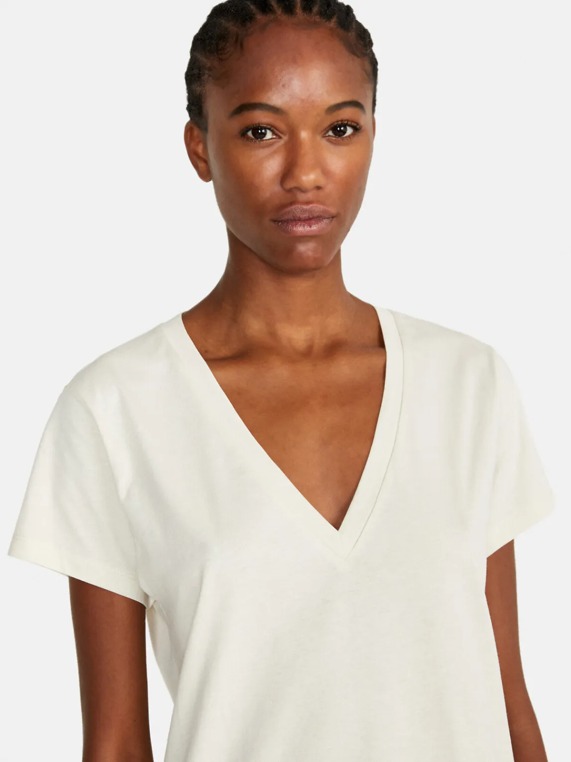 Women Sisley Tops & T-Shirts<V-Neck T-Shirt