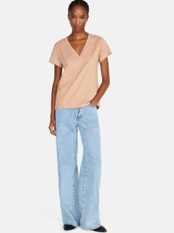 Women Sisley Tops & T-Shirts<V-Neck T-Shirt