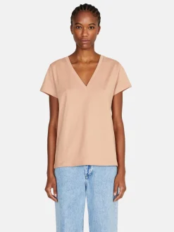 Women Sisley Tops & T-Shirts<V-Neck T-Shirt
