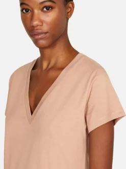 Women Sisley Tops & T-Shirts<V-Neck T-Shirt