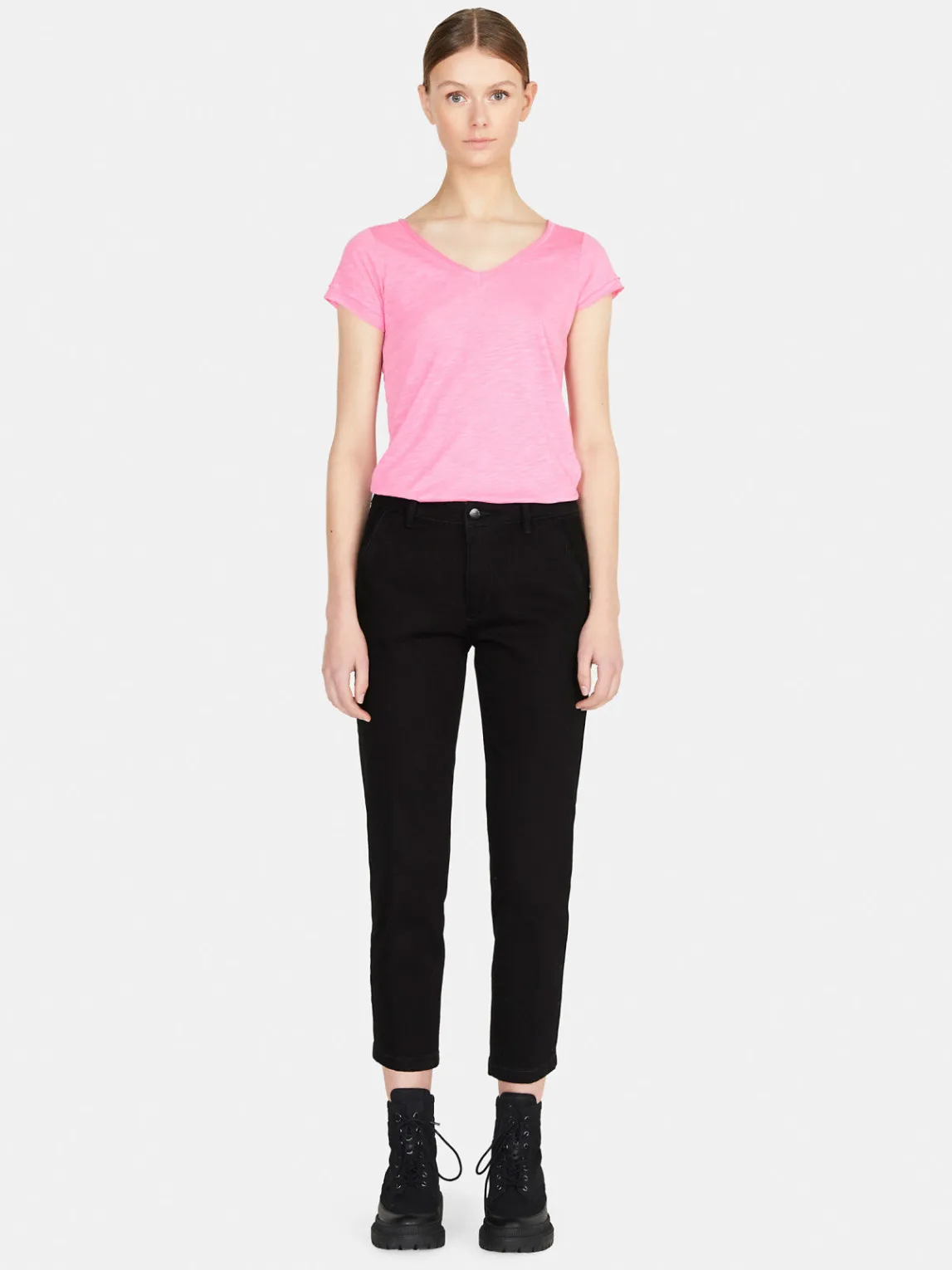 Women Sisley Tops & T-Shirts<V-Neck T-Shirt