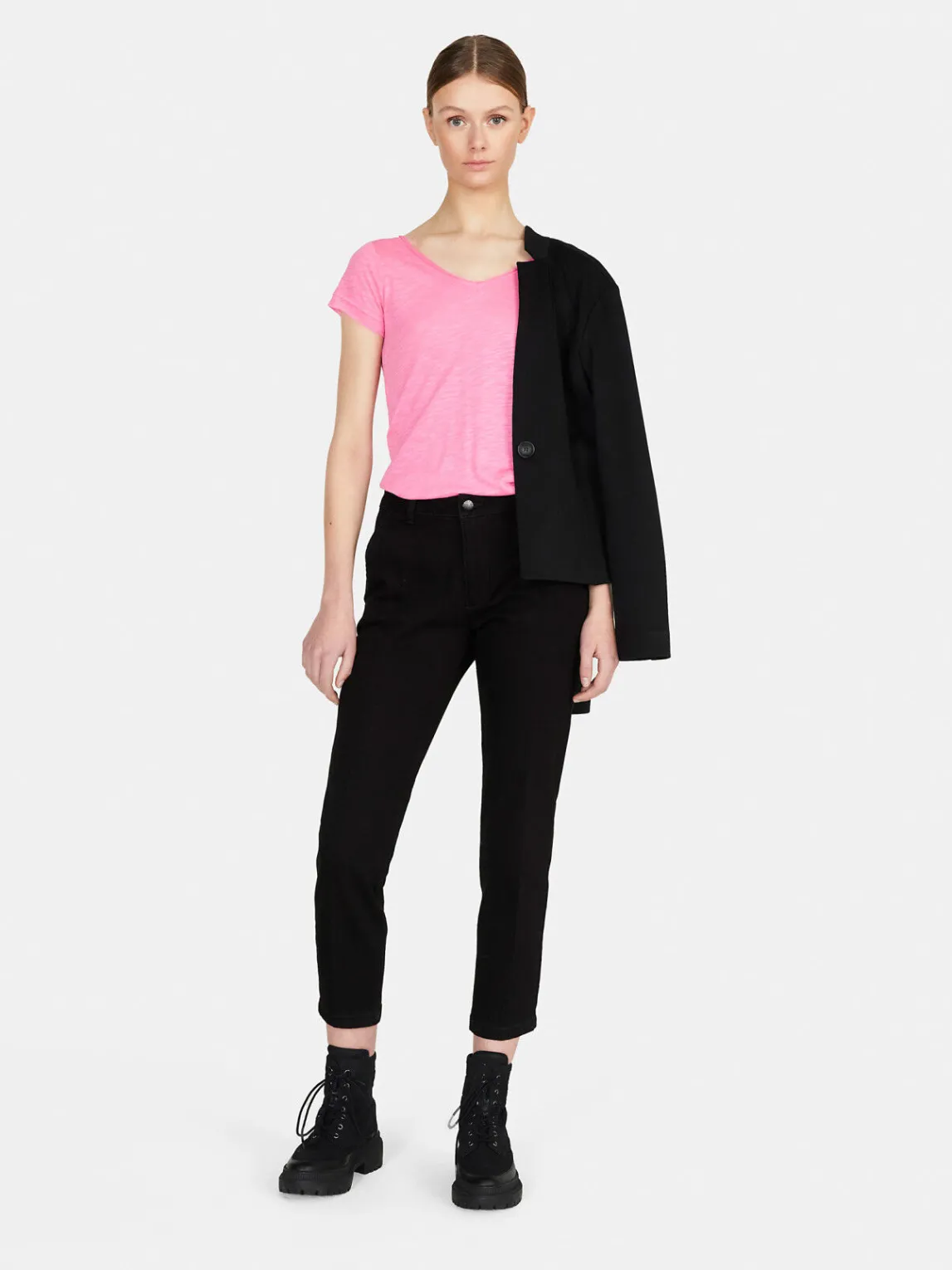 Women Sisley Tops & T-Shirts<V-Neck T-Shirt