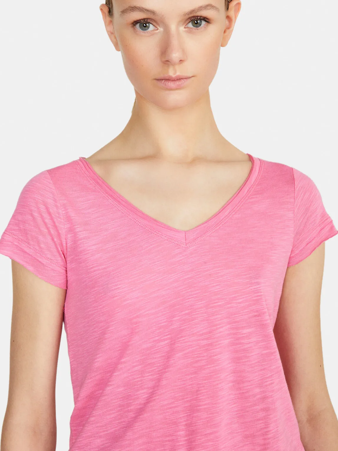 Women Sisley Tops & T-Shirts<V-Neck T-Shirt