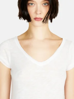 Women Sisley Tops & T-Shirts<V-Neck T-Shirt