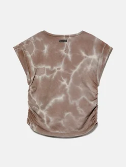 Girls Sisley Tops & T-Shirts<Washed-Out T-Shirt With Curl