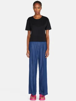 Women Sisley Trousers<Wide Fit Chambray Trousers