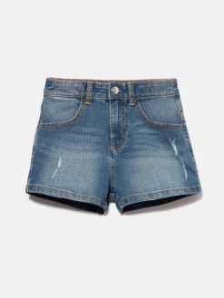 Girls Sisley Trousers & Skirts<Worn Look Denim Shorts